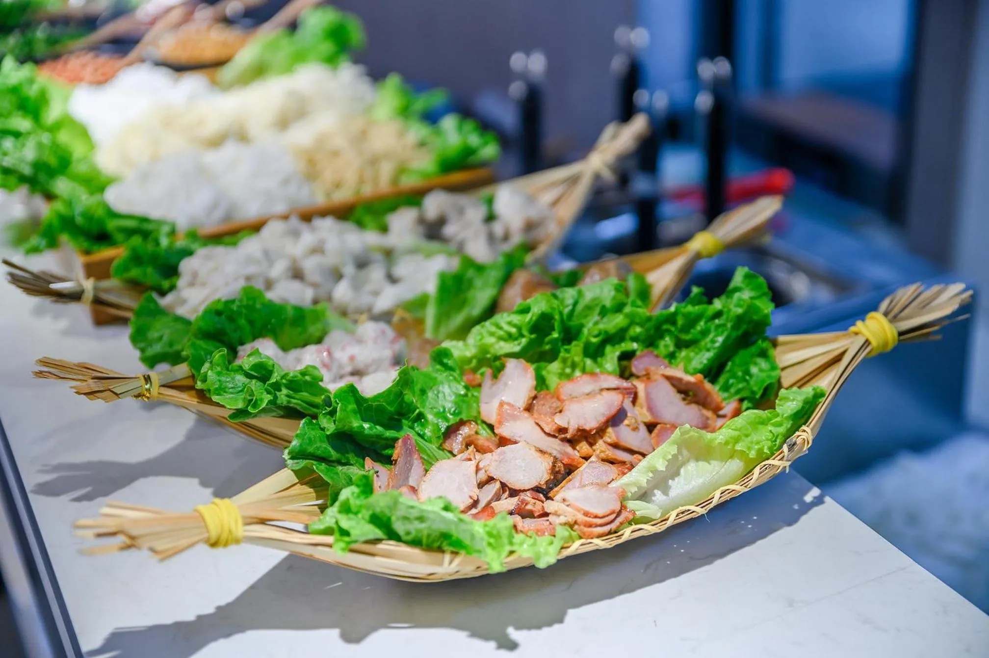 Buffet breakfast in ECHENG Hotel, Nanning Wanda Plaza Convention and Exhibition Center