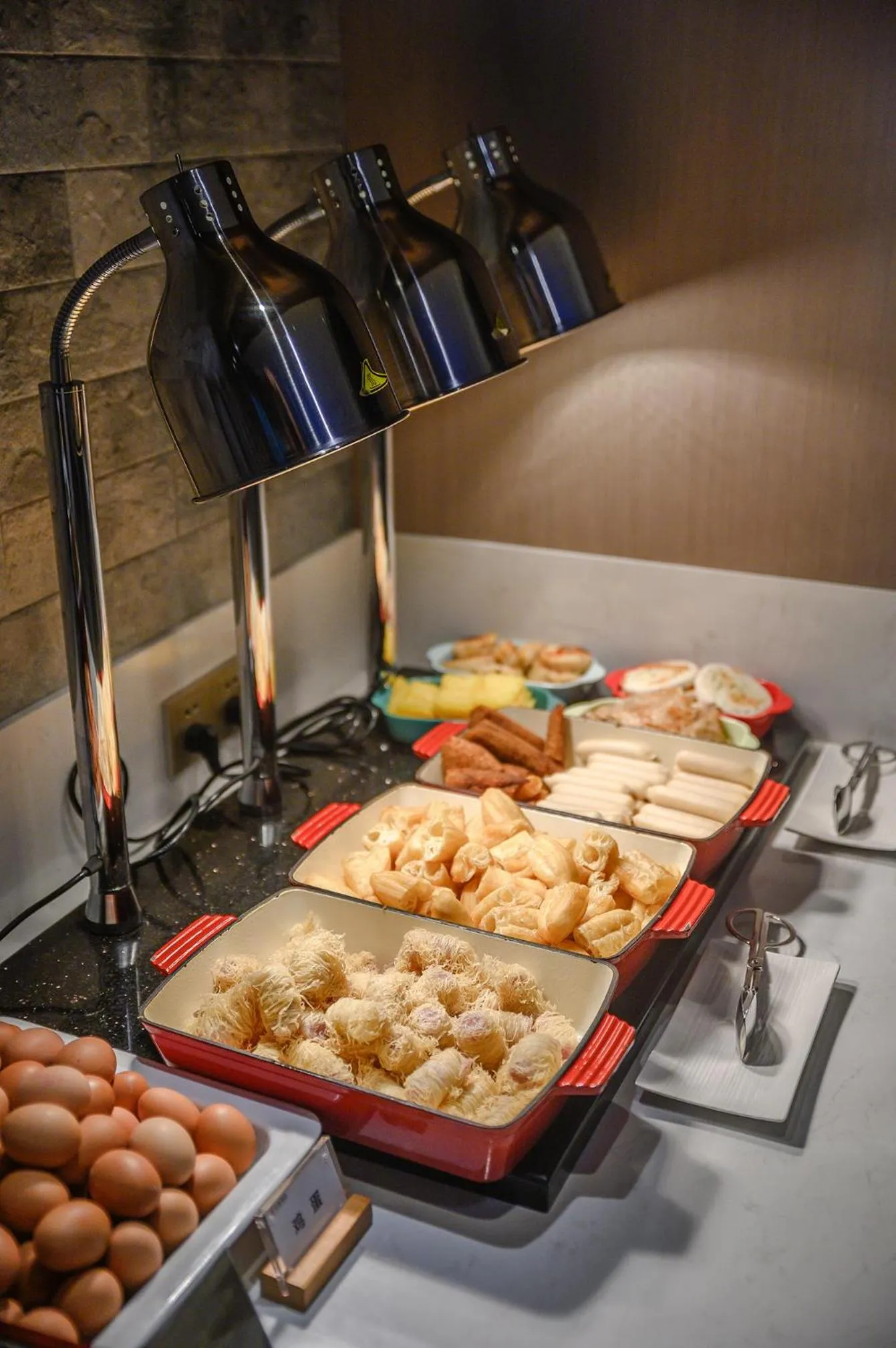 Buffet breakfast in ECHENG Hotel, Nanning Wanda Plaza Convention and Exhibition Center