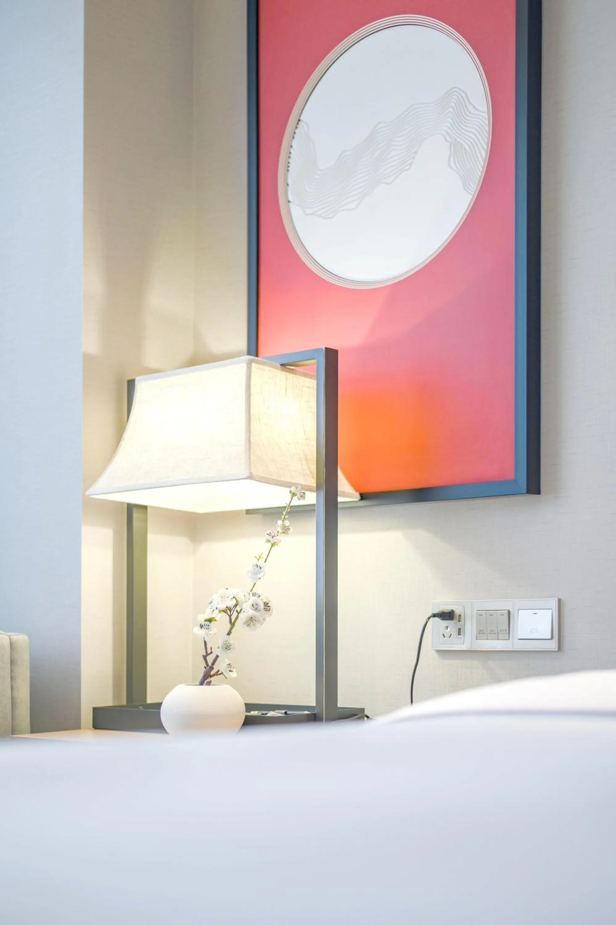 Bedroom, Bed in ECHENG Hotel, Nanning Wanda Plaza Convention and Exhibition Center