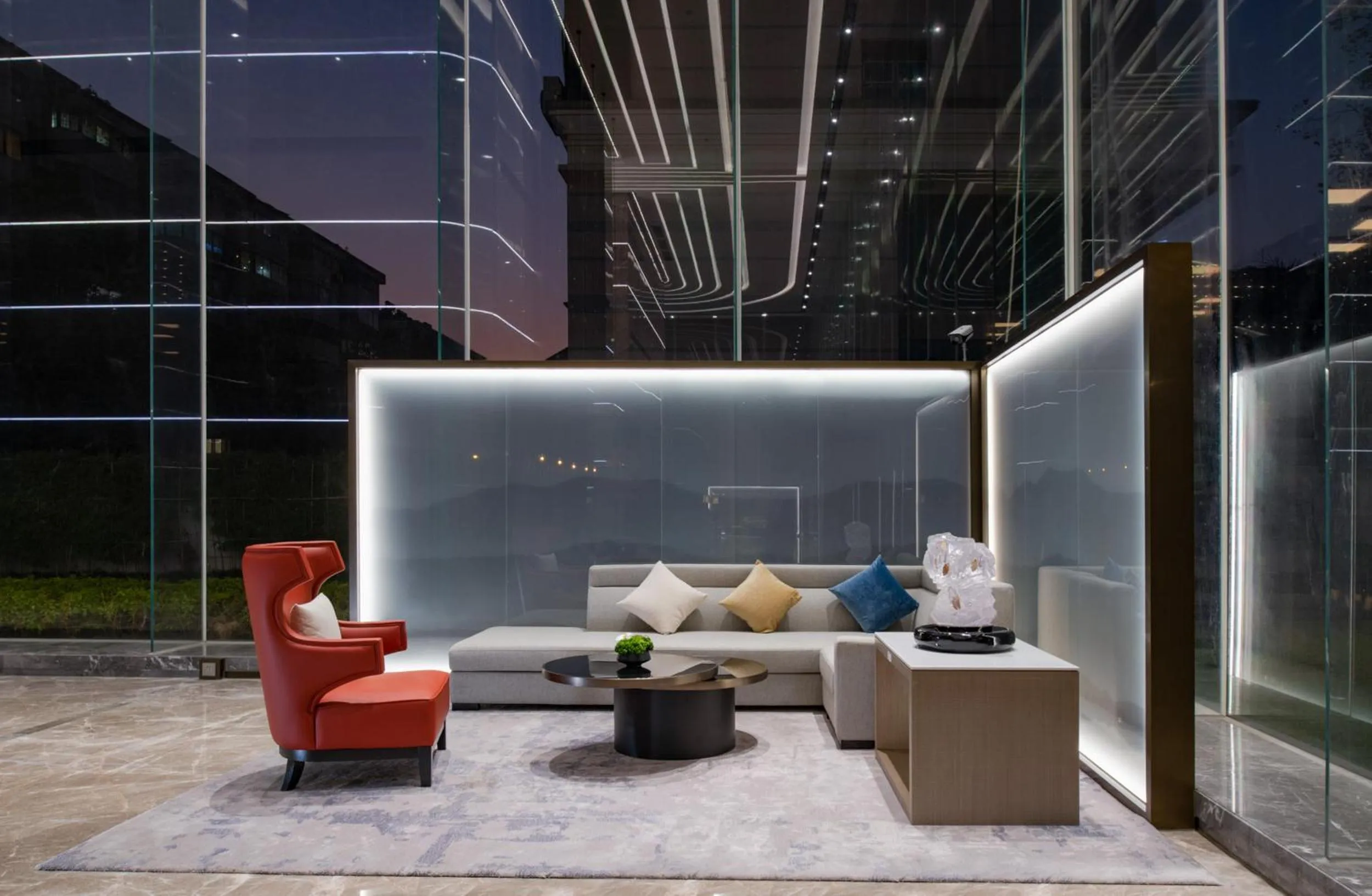 Lobby or reception in ECHENG Hotel, Nanning Wanda Plaza Convention and Exhibition Center