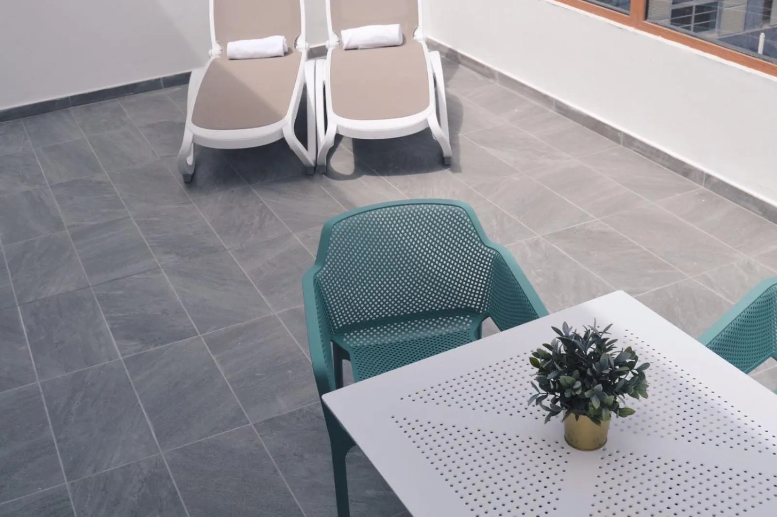 Balcony/Terrace in ApartHotel Idafe