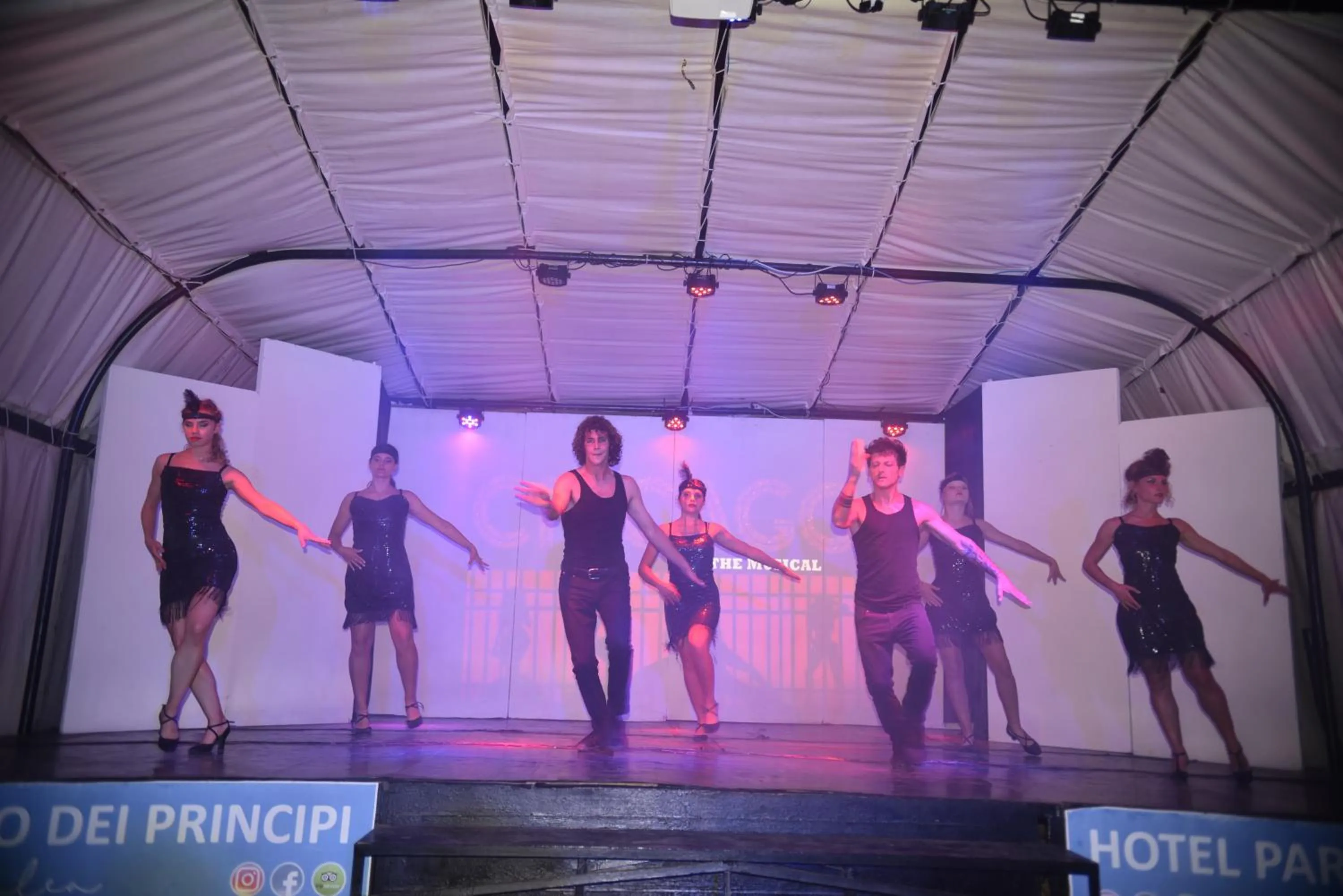 Evening entertainment in Hotel Parco Dei Principi