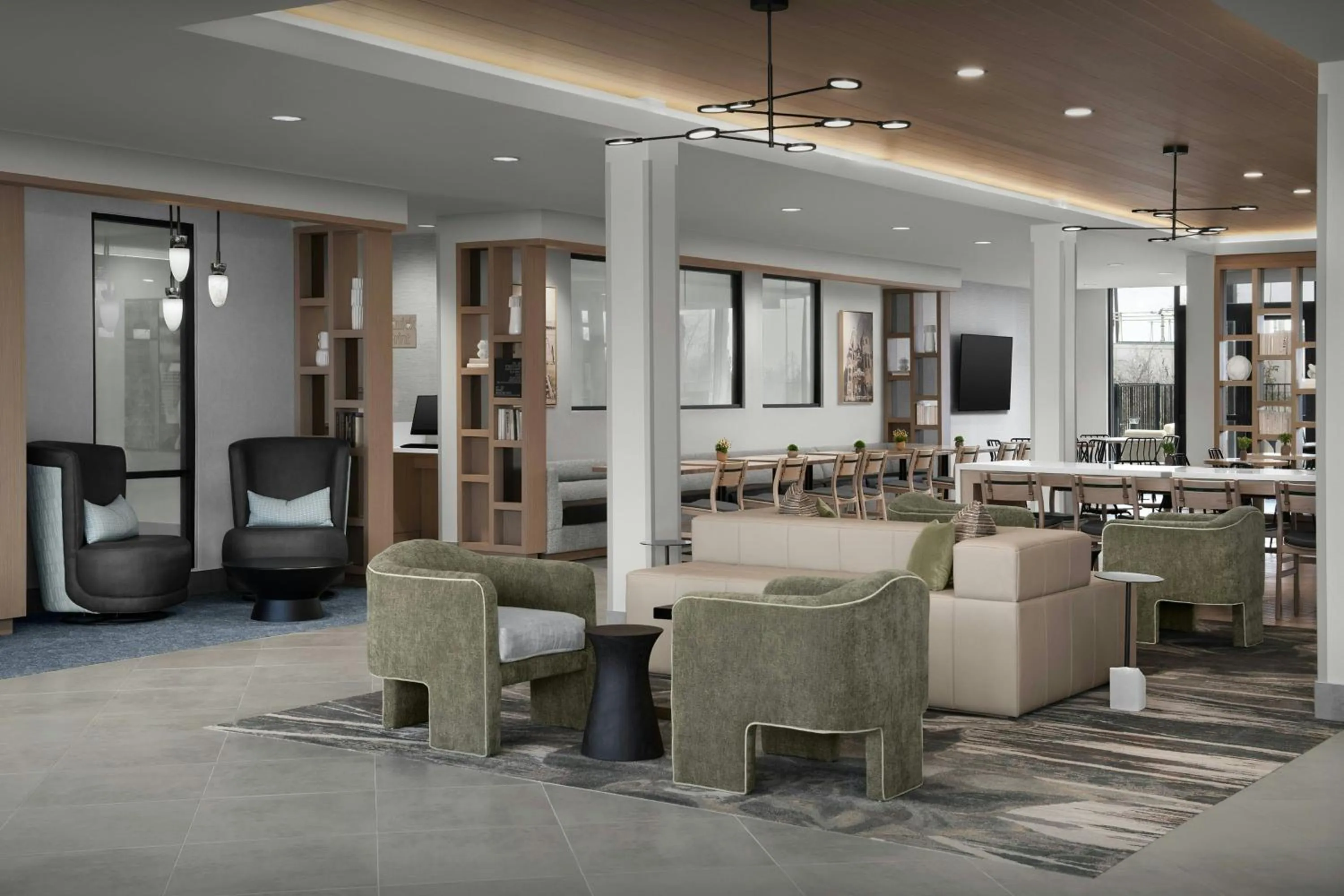 Lobby or reception in TownePlace Suites by Marriott Paris