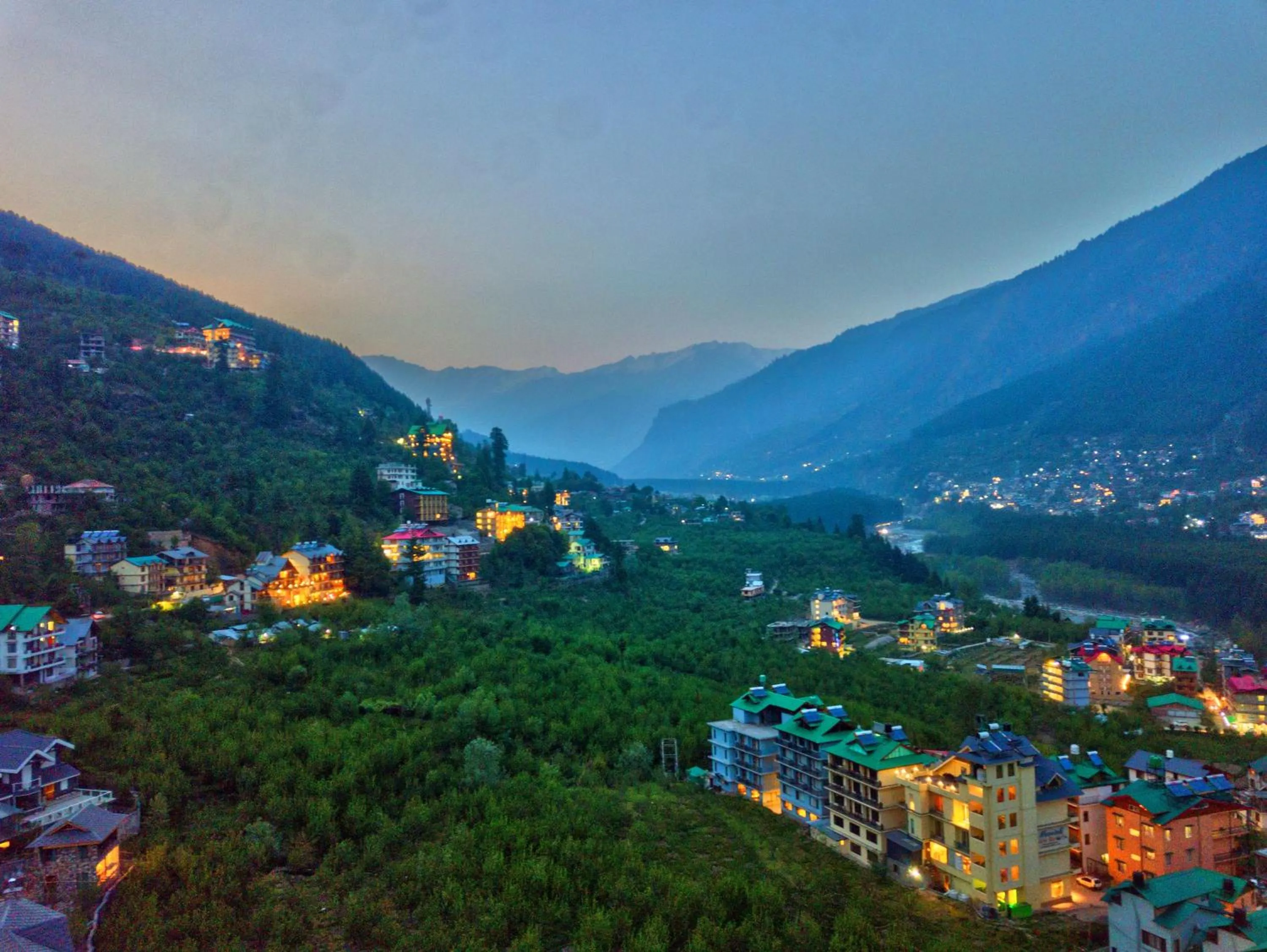 Bird's eye view in Swastik Grand Manali