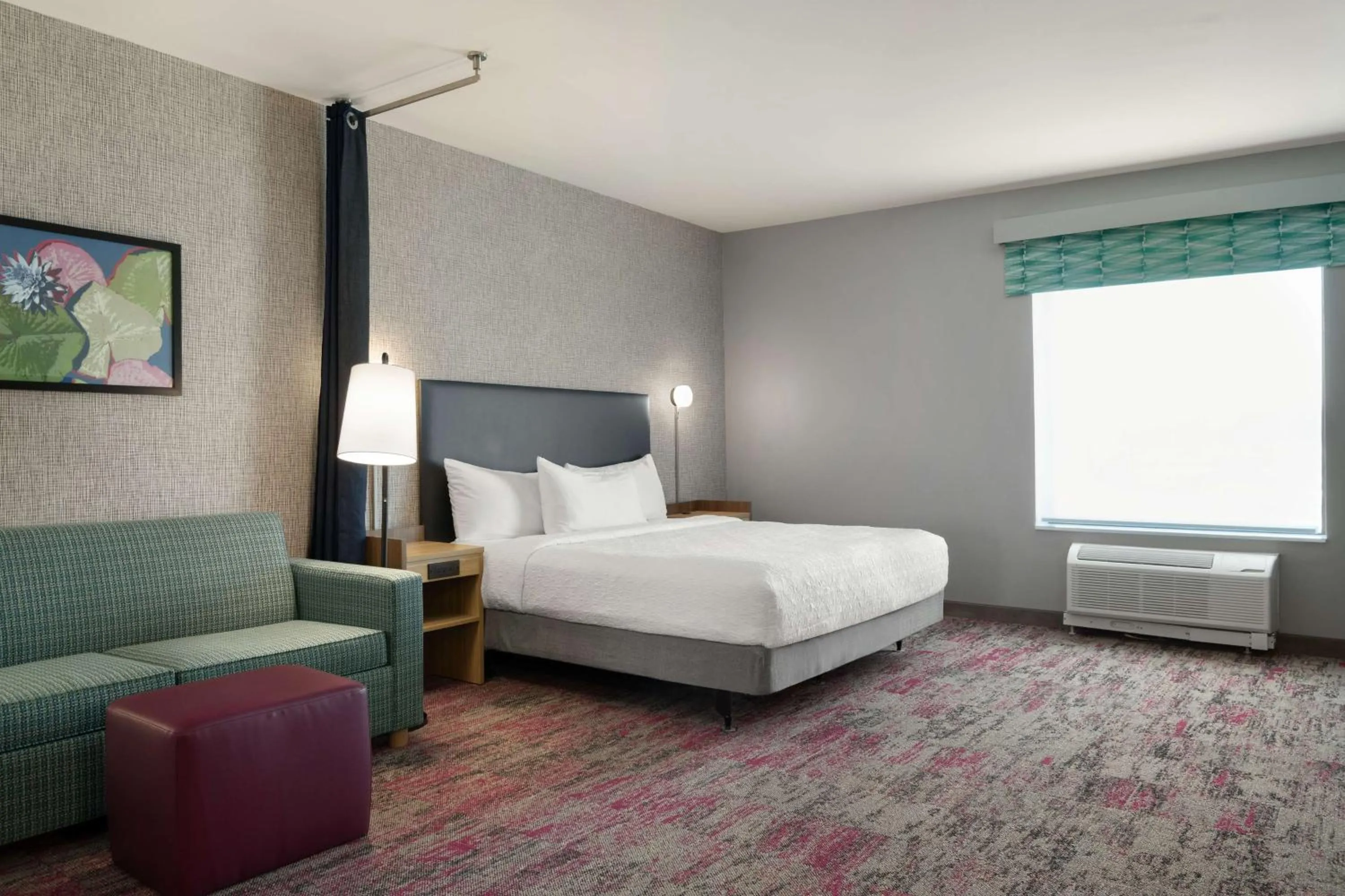 Living room, Bed in Home2 Suites By Hilton Conyers Atlanta