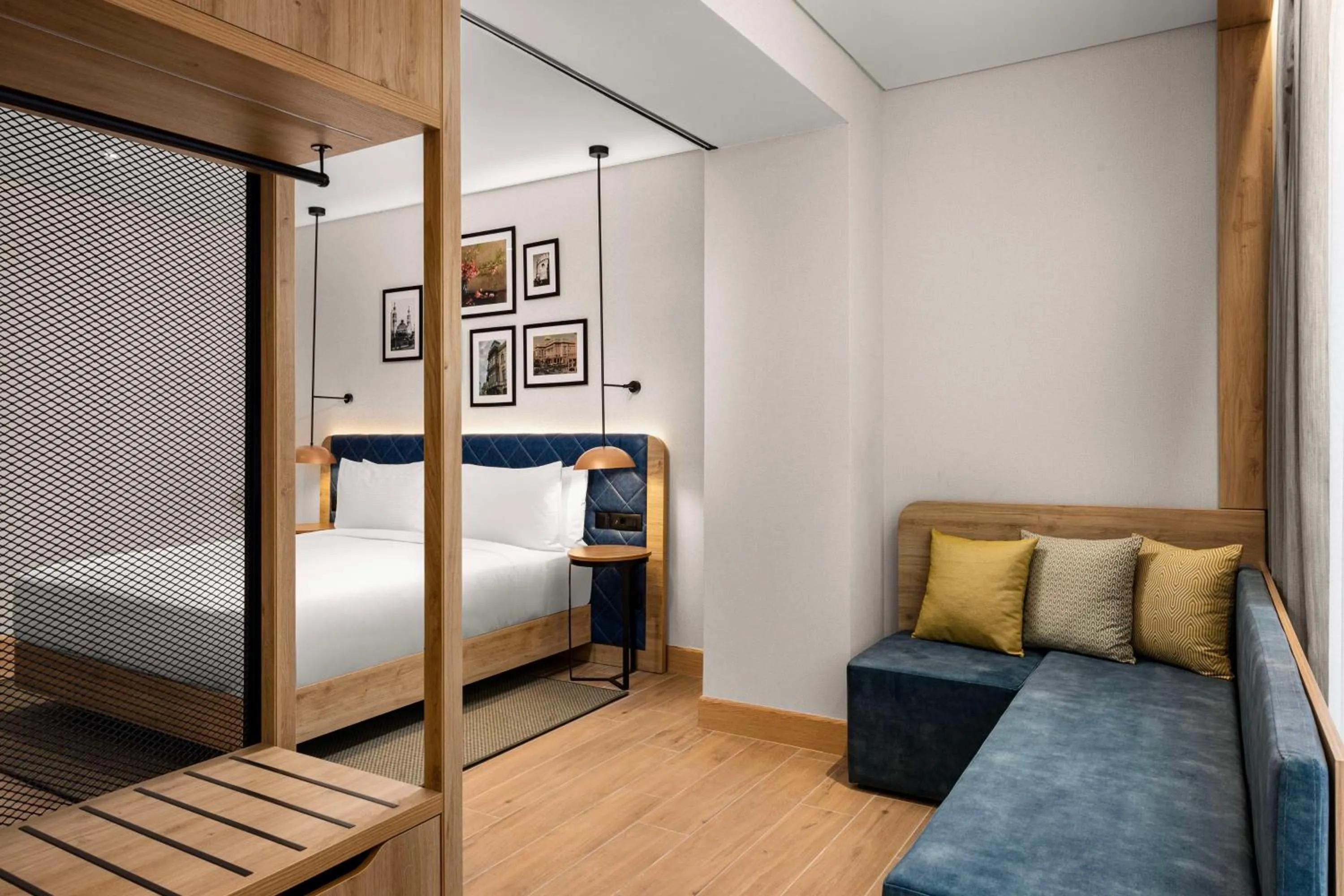 Living room, Bed in Hilton Garden Inn Baku