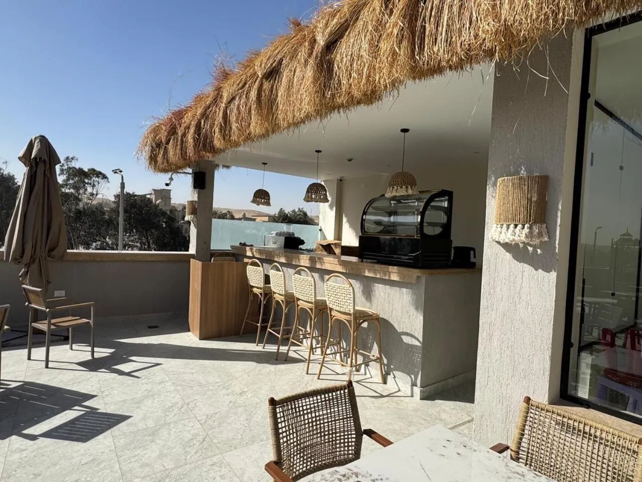 Restaurant/places to eat in La Boutique Hôtel - Vue Des Pyramides