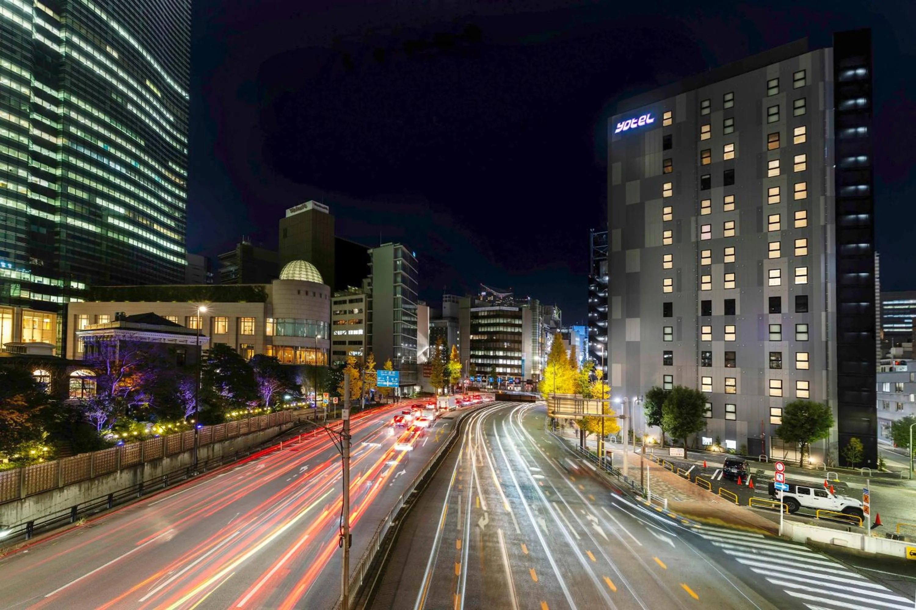 Property building in YOTEL Tokyo Ginza