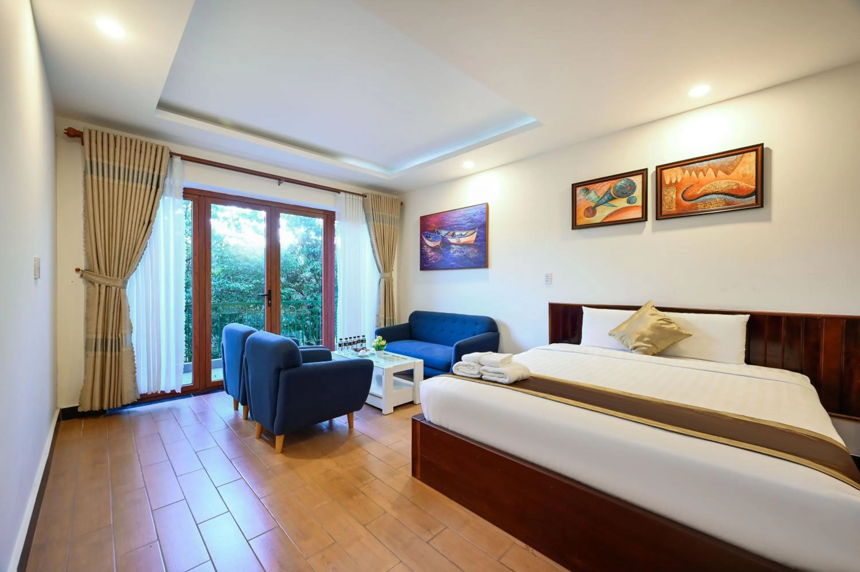 Bed in Ha Tien Xua Hotel & Resort