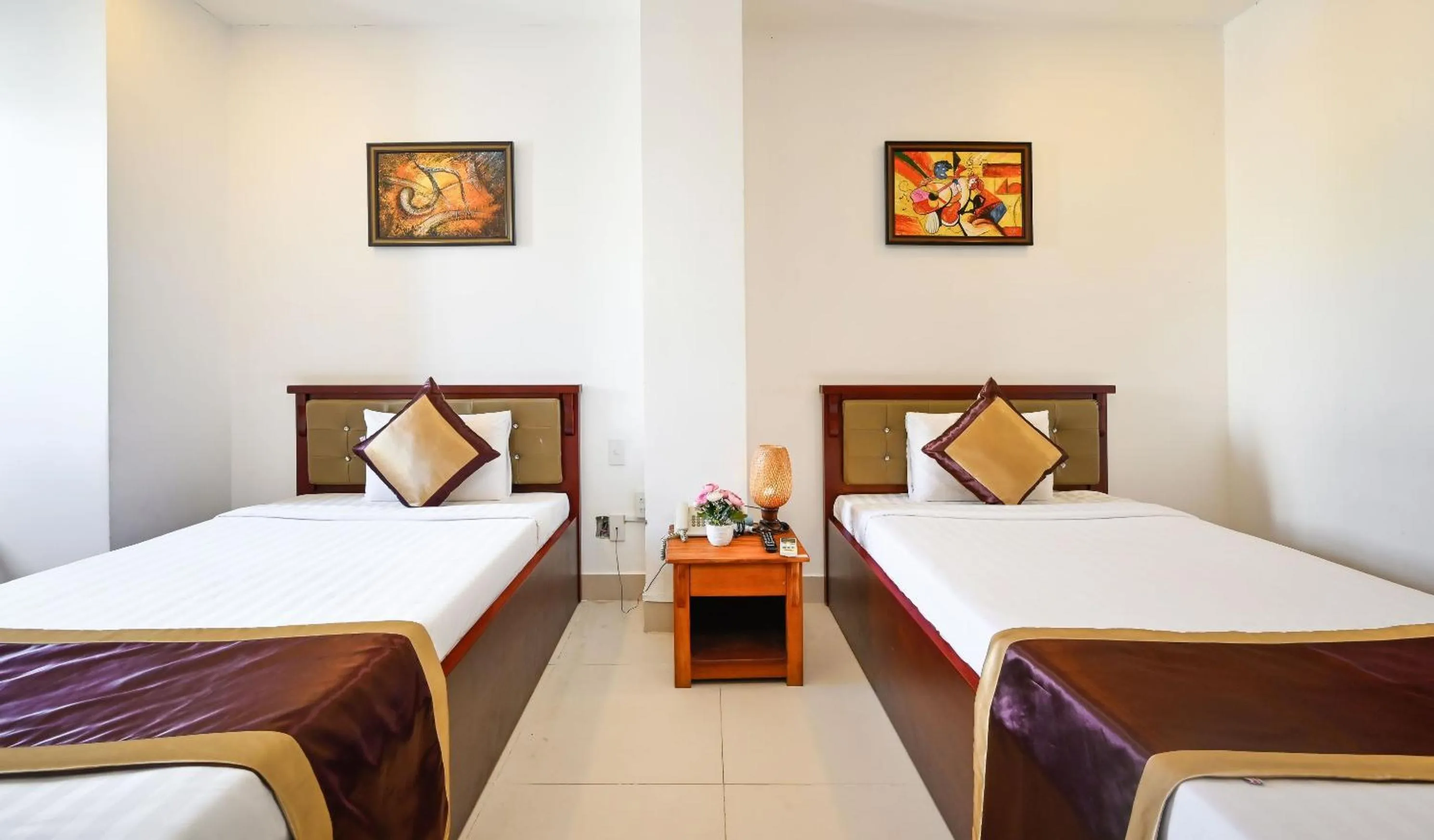 Bed in Ha Tien Xua Hotel & Resort