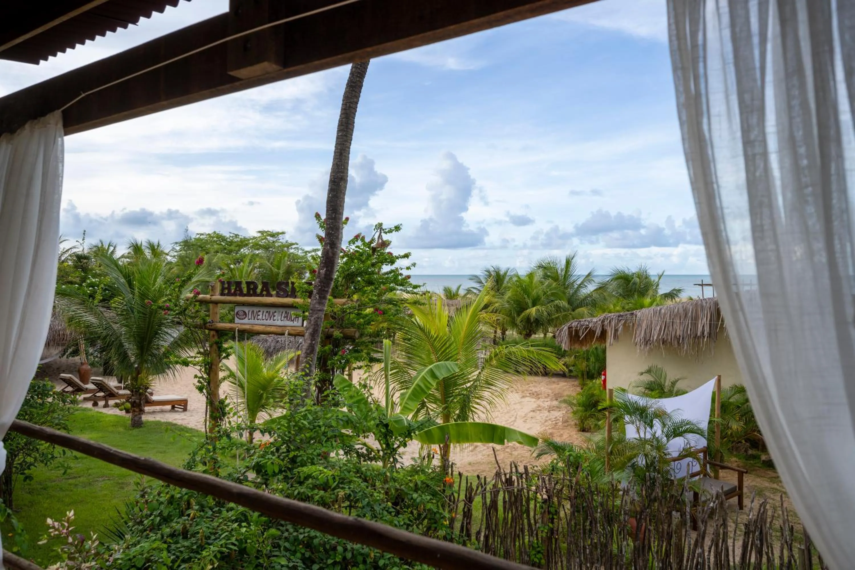 Garden view in Hara Pousada e SPA