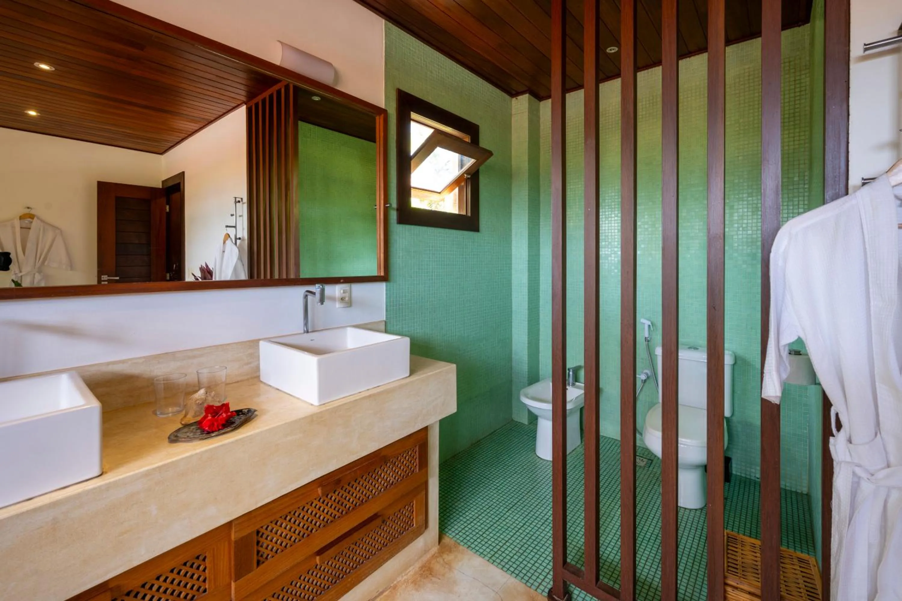 Bathroom in Hara Pousada e SPA