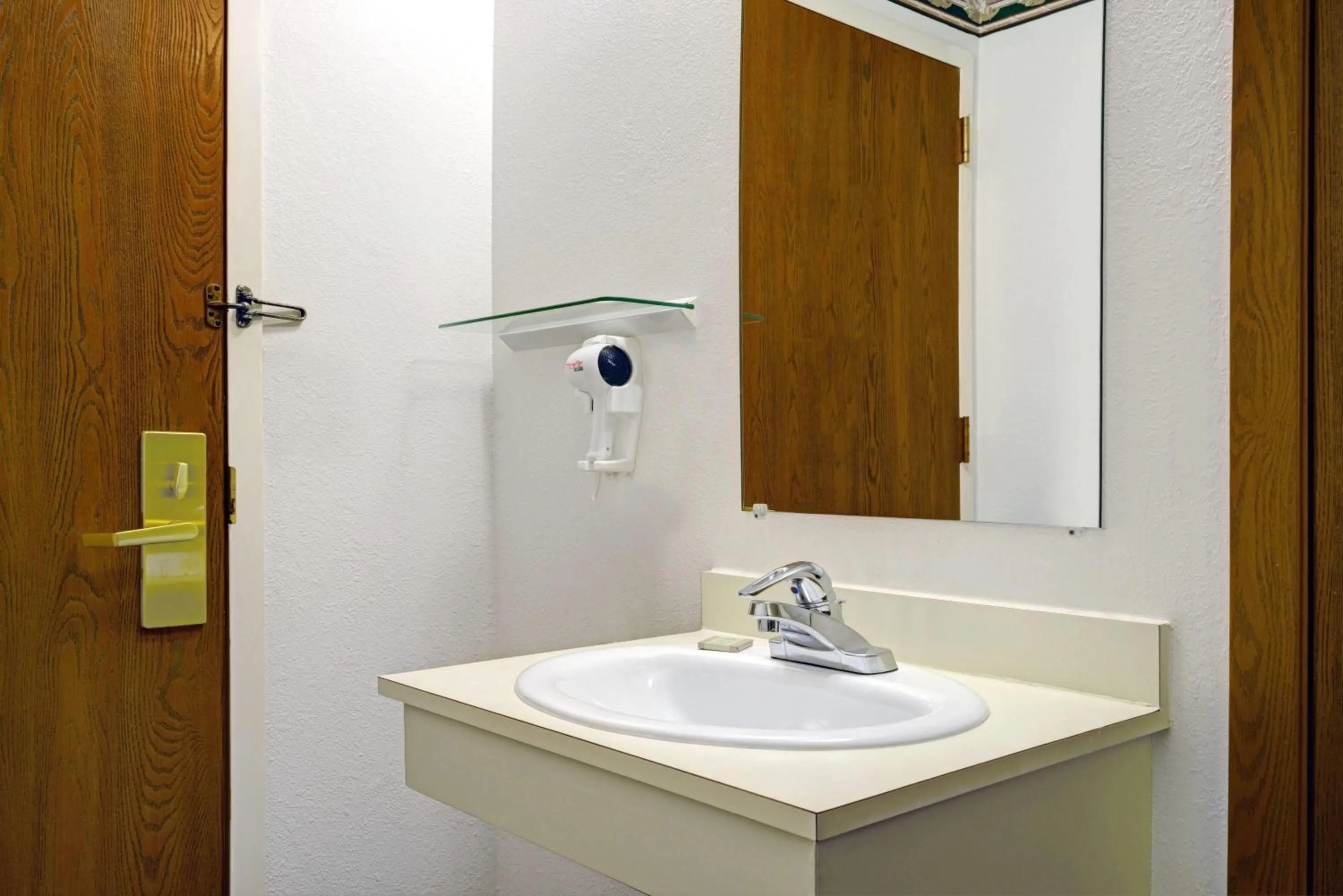 Bathroom in Super 8 by Wyndham Chaska