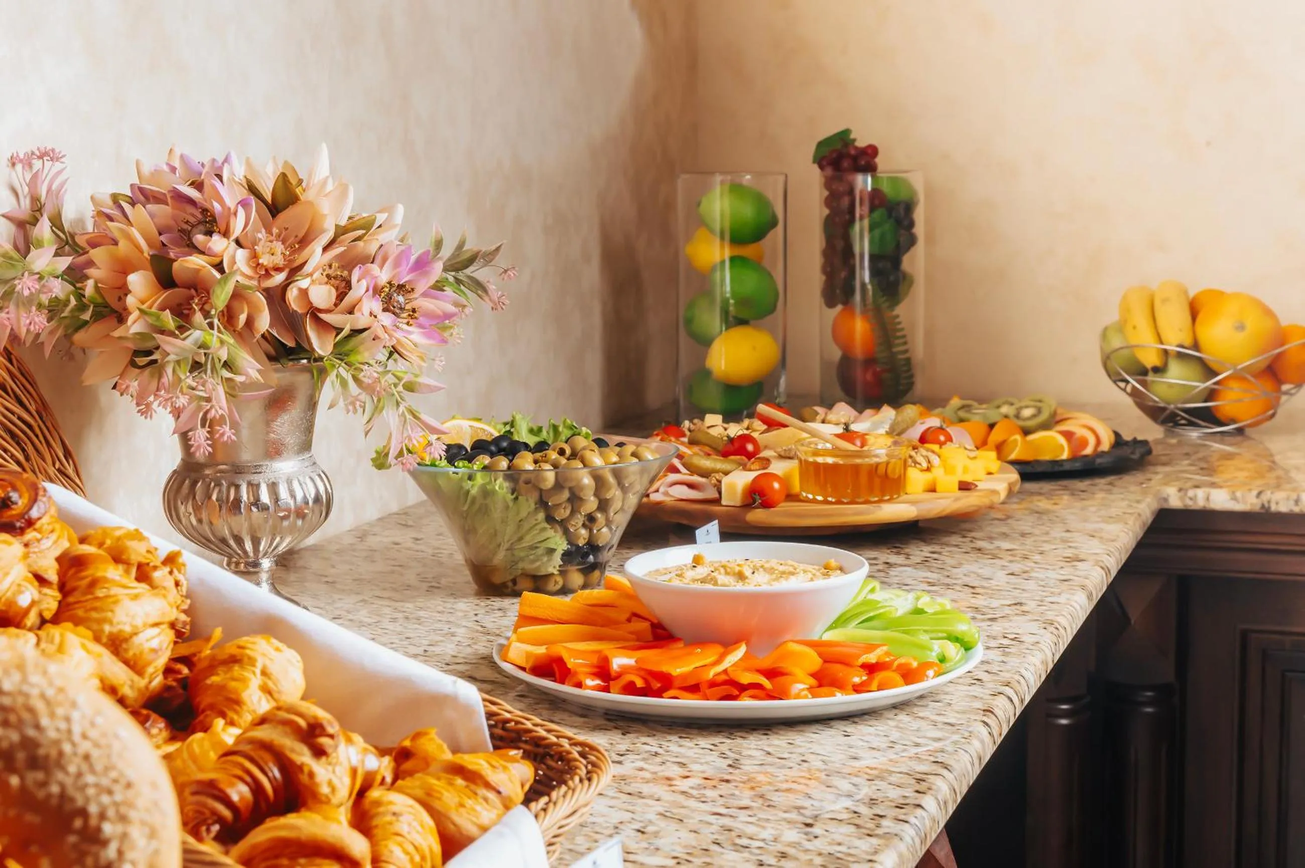 Buffet breakfast in Tbilisi Laerton Hotel