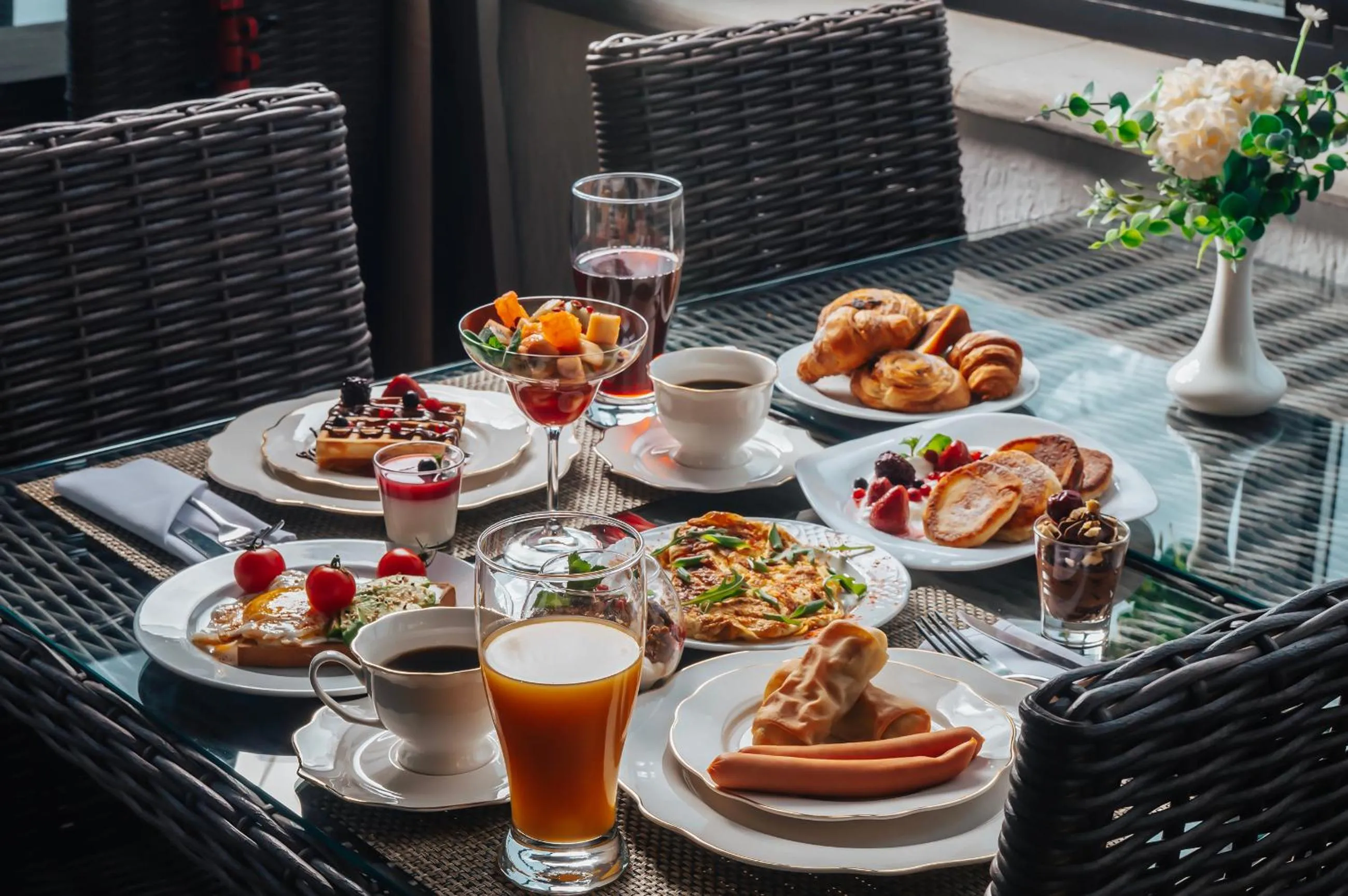 Breakfast in Tbilisi Laerton Hotel