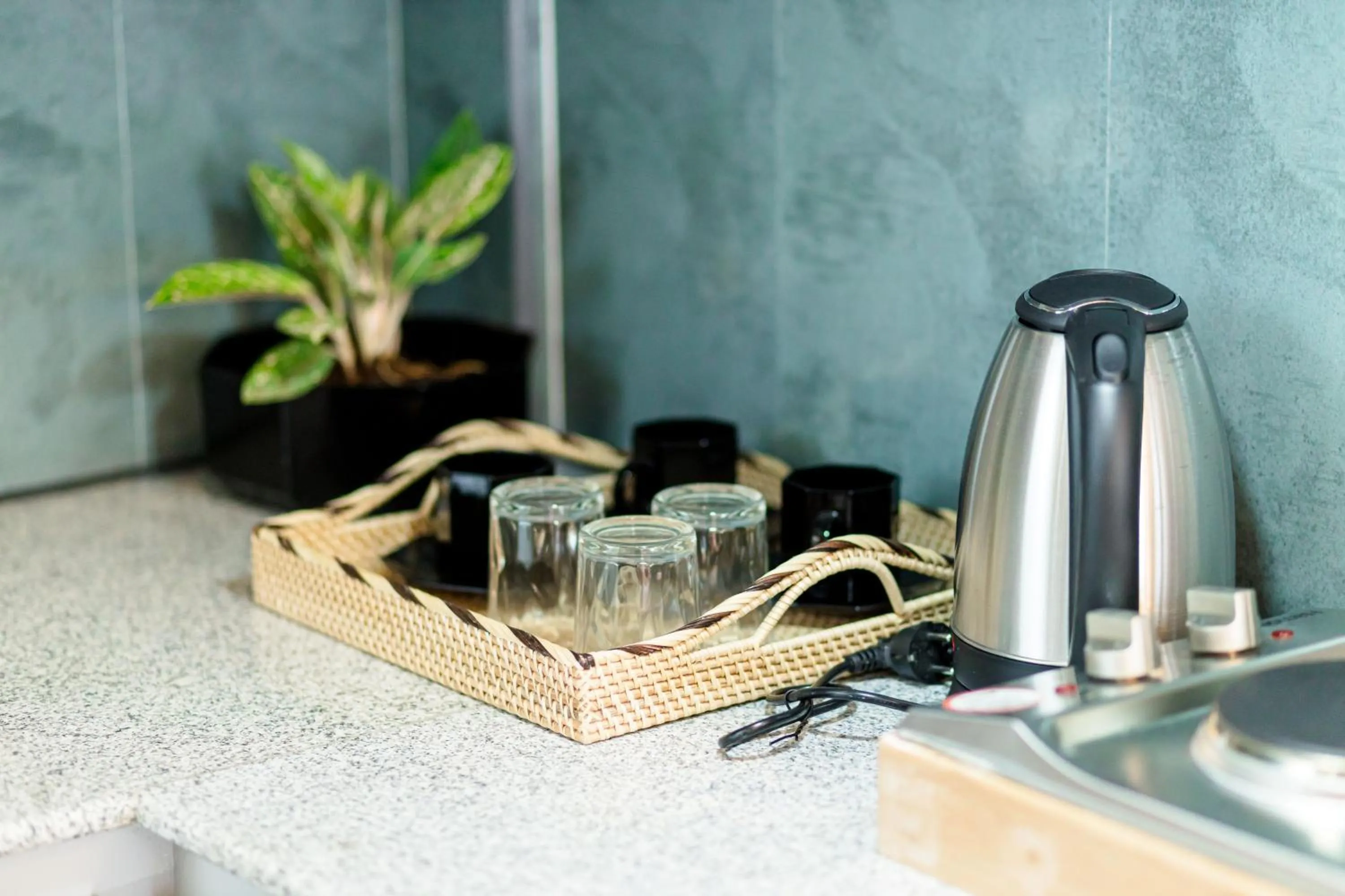 Kitchen or kitchenette in E L Westensee Resort