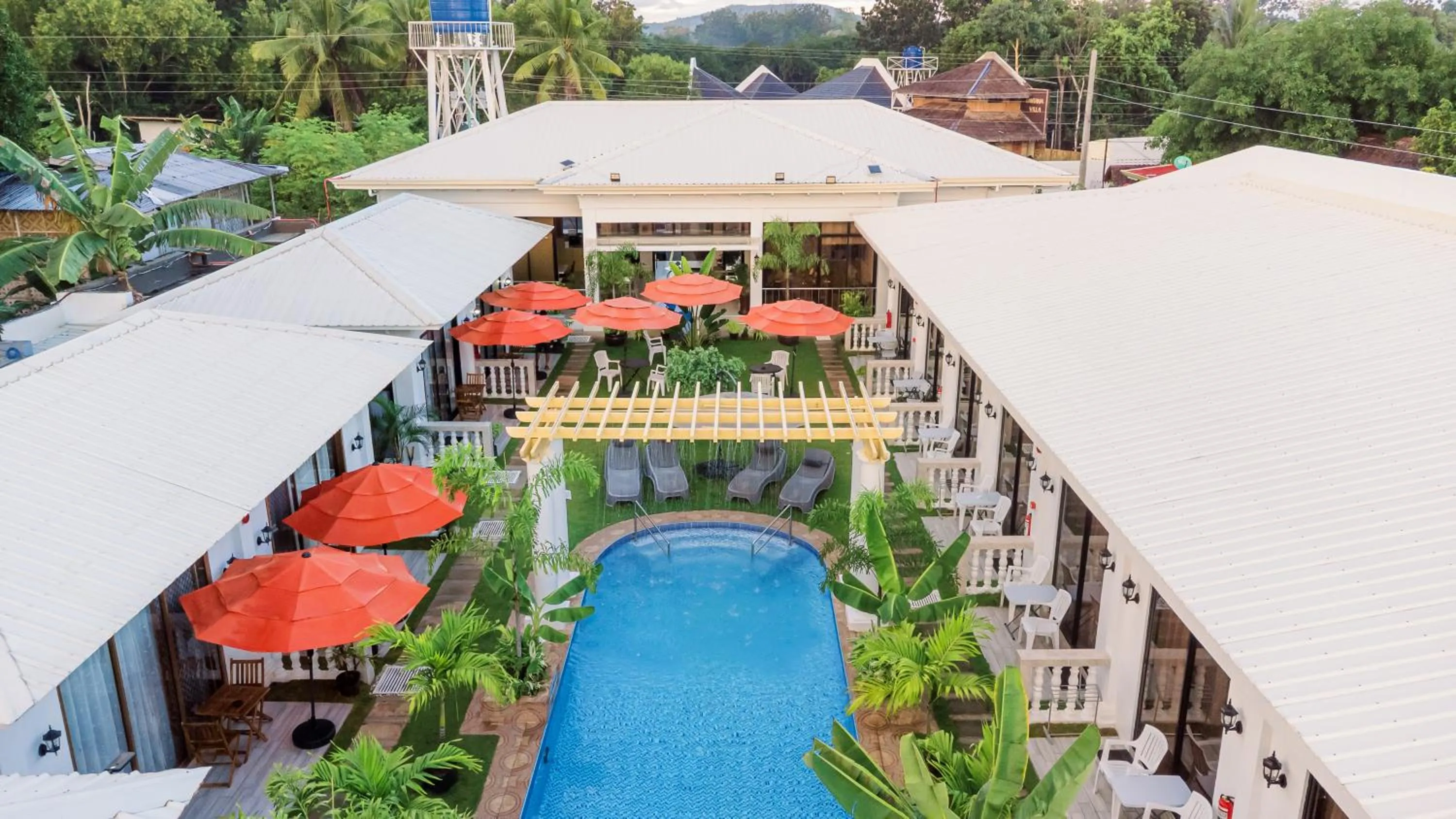 Pool view in E L Westensee Resort