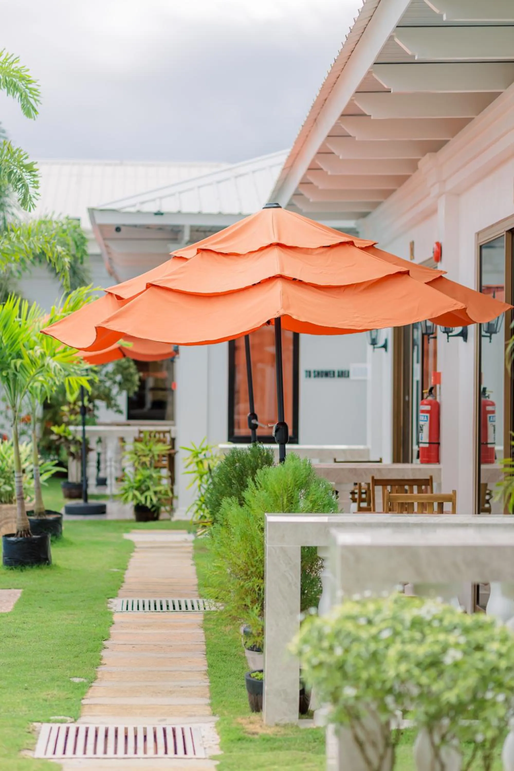 Patio in E L Westensee Resort