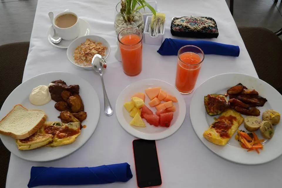 Breakfast in Hotel Latitud 15