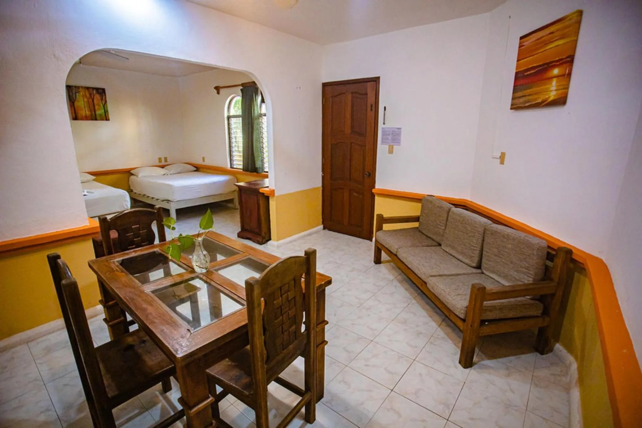 Living room in Hotel Vista Caribe 5ta Av a 5 Pasos de la Playa