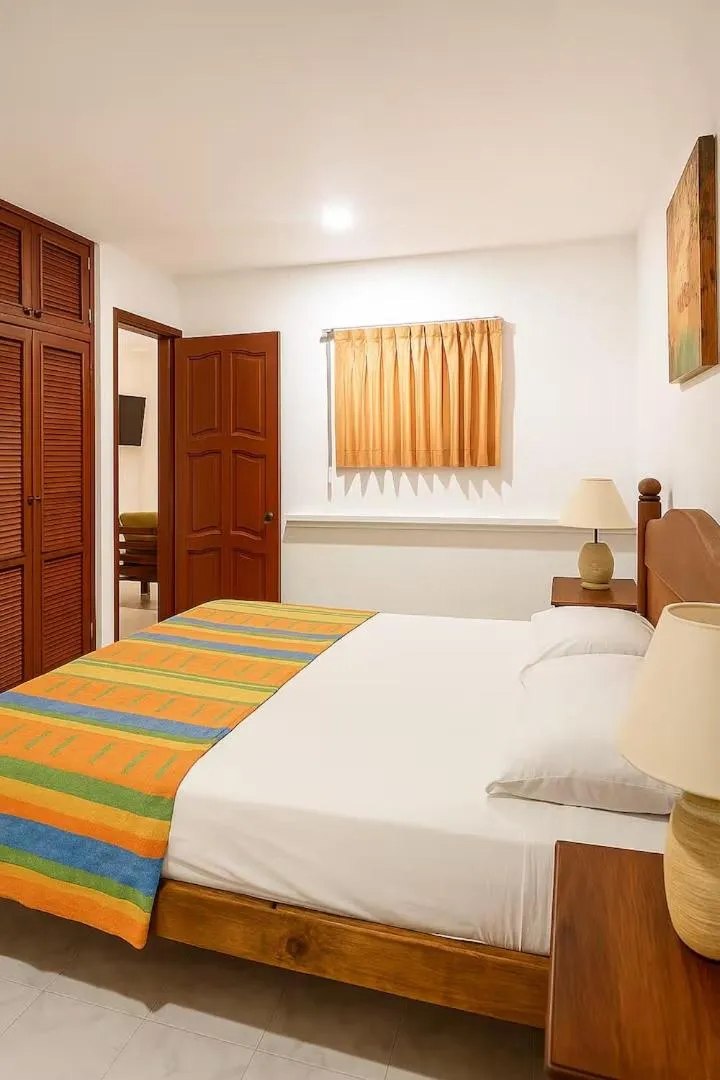 Bed in Hotel Vista Caribe 5ta Av a 5 Pasos de la Playa