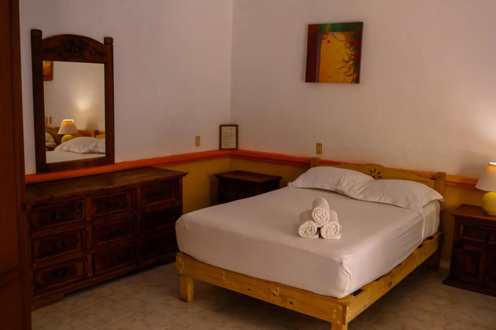 Bed in Hotel Vista Caribe 5ta Av a 5 Pasos de la Playa