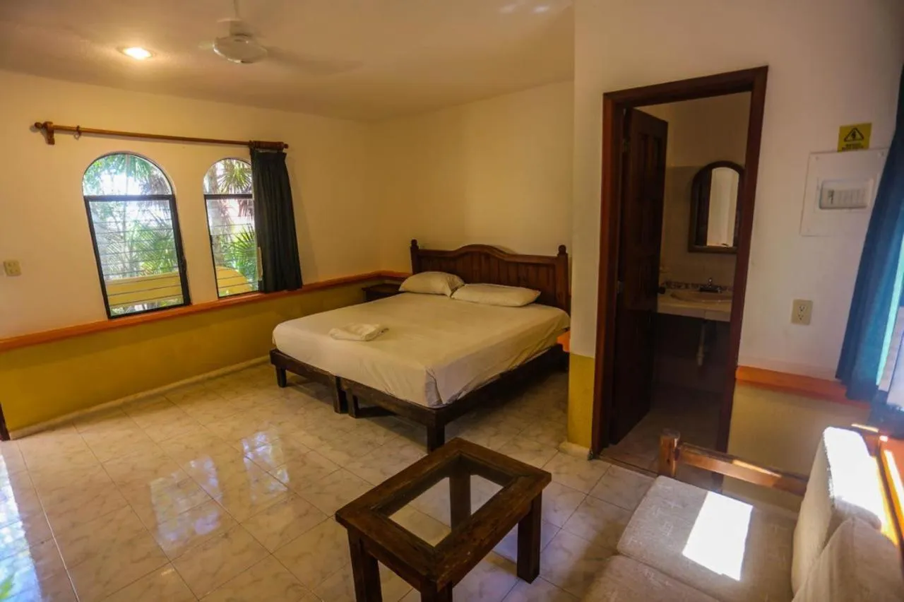 Bed in Hotel Vista Caribe 5ta Av a 5 Pasos de la Playa