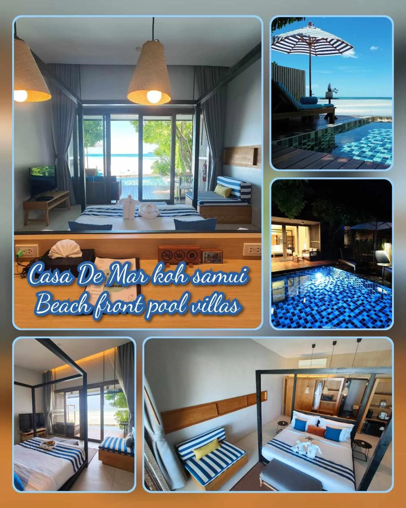 Bed in Casa De Mar - Koh Samui