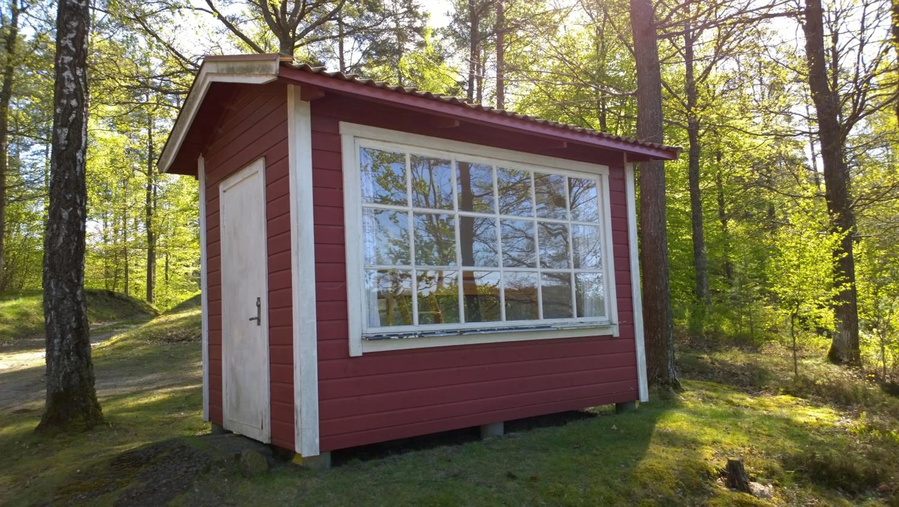 Facade/entrance in Långasjönäs Camping & Stugby