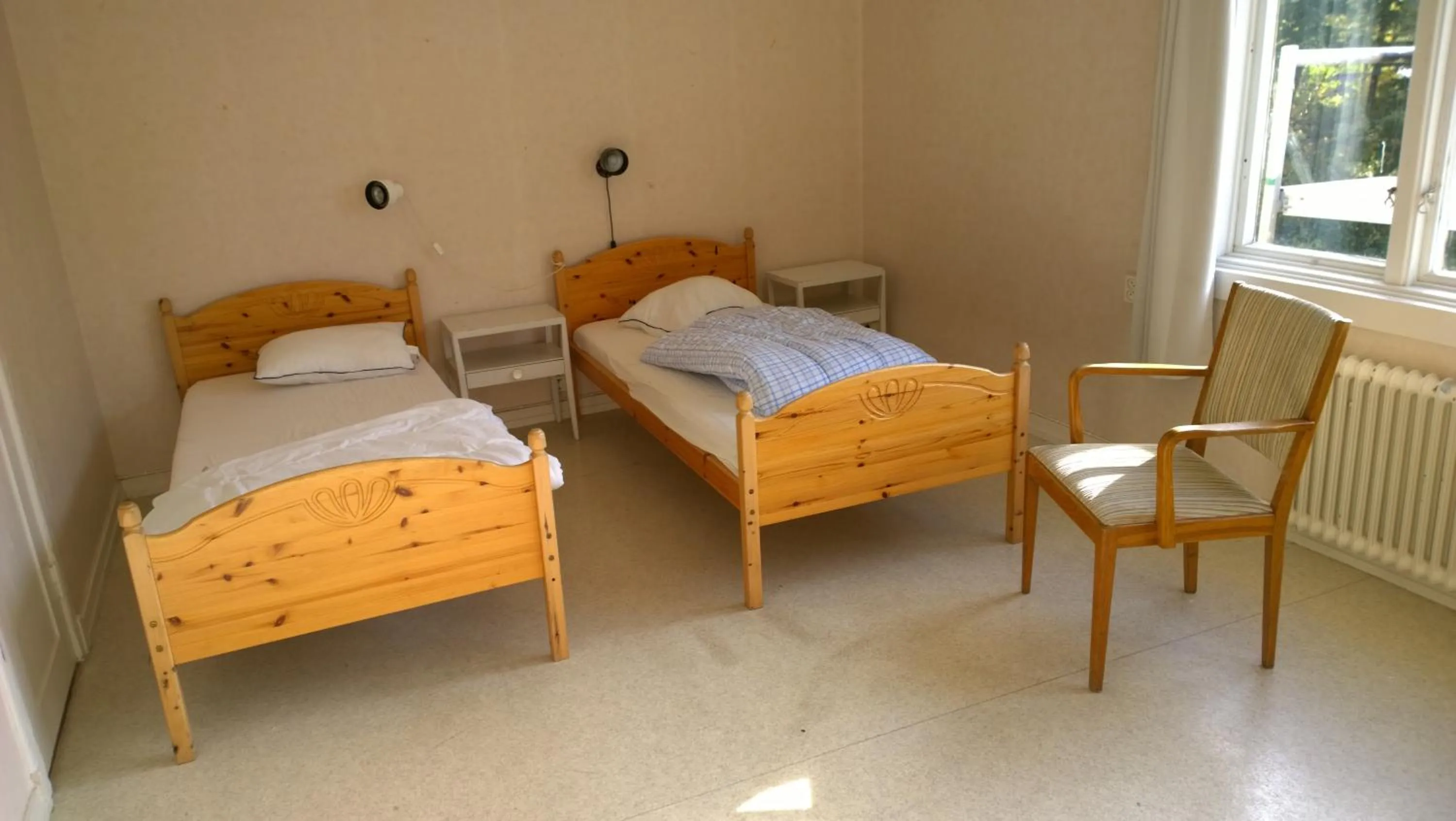 Bed in Långasjönäs Camping & Stugby