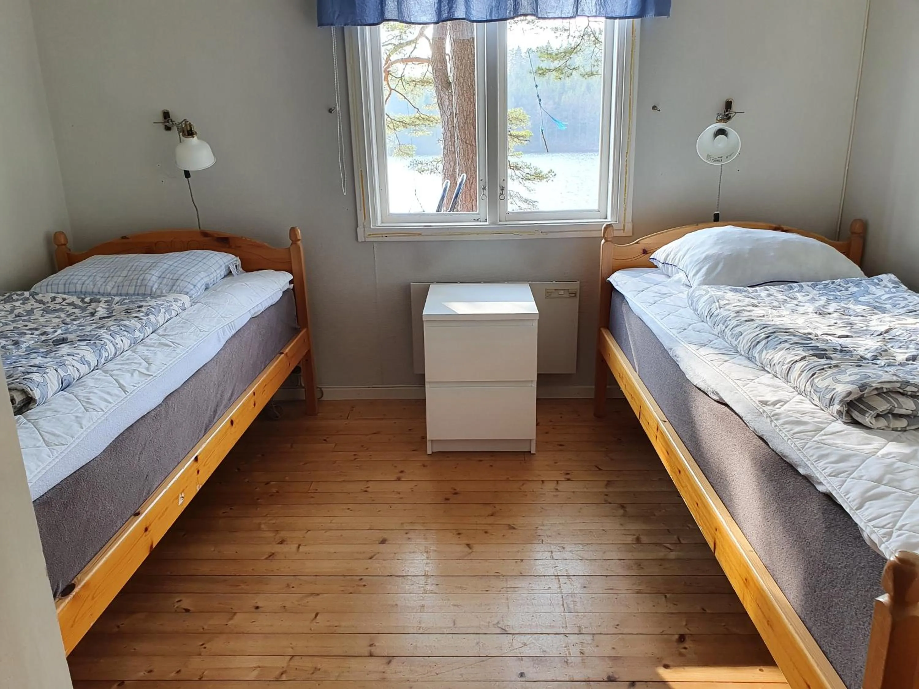 Bed in Långasjönäs Camping & Stugby