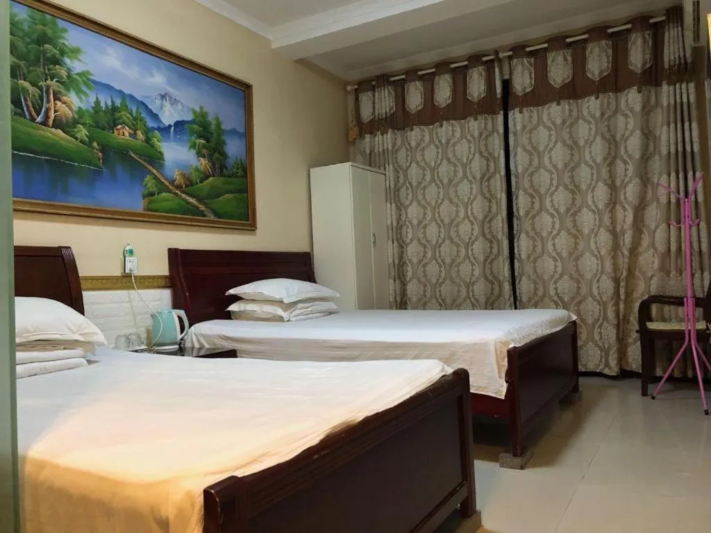 Bed in Lianyungang Jianyuan Hotel