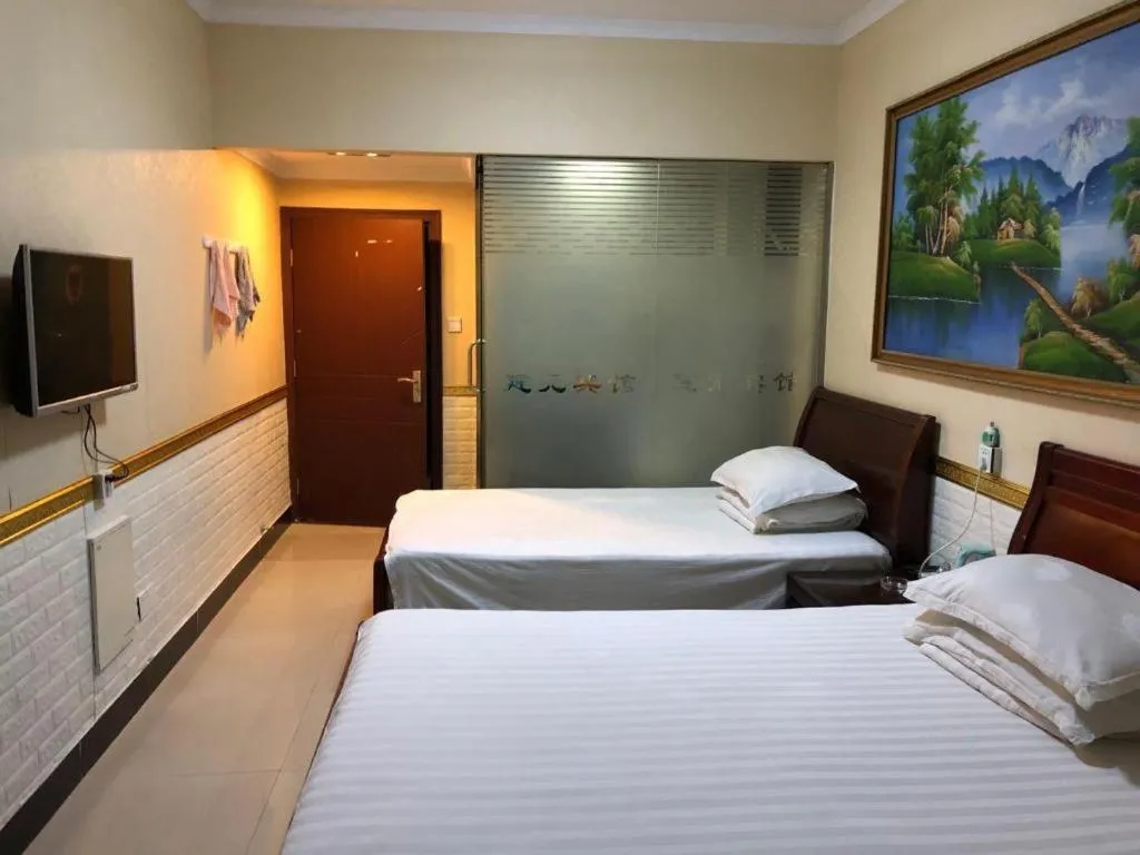 Bed in Lianyungang Jianyuan Hotel