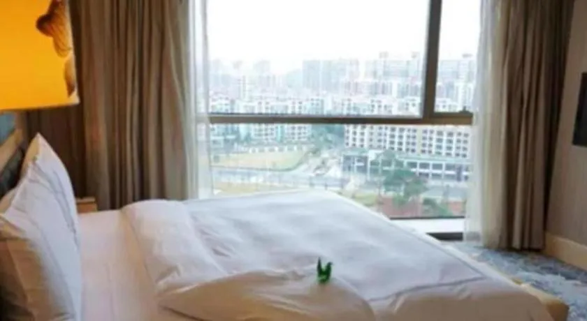Bed in Grand Skylight International Hotel Gongqingcheng