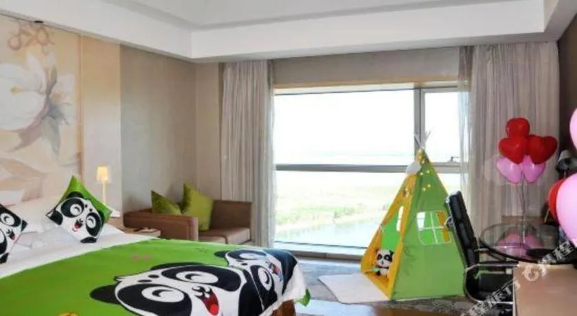 Bed in Grand Skylight International Hotel Gongqingcheng