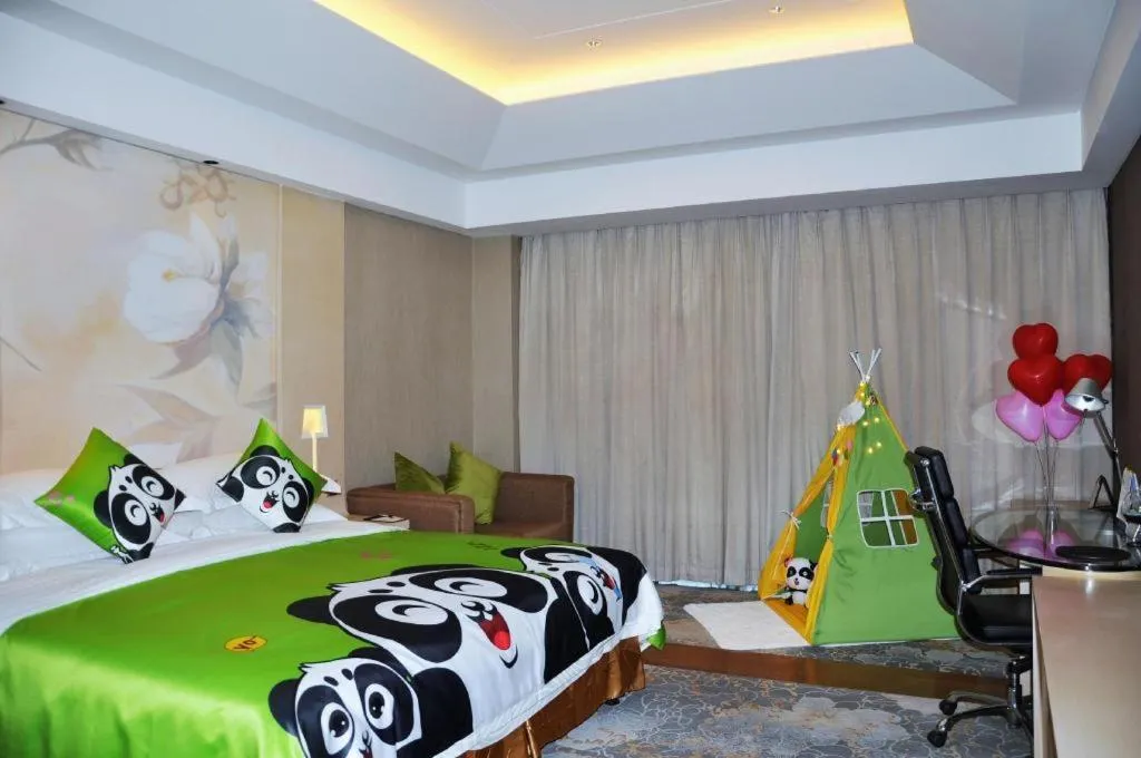 Bed in Grand Skylight International Hotel Gongqingcheng