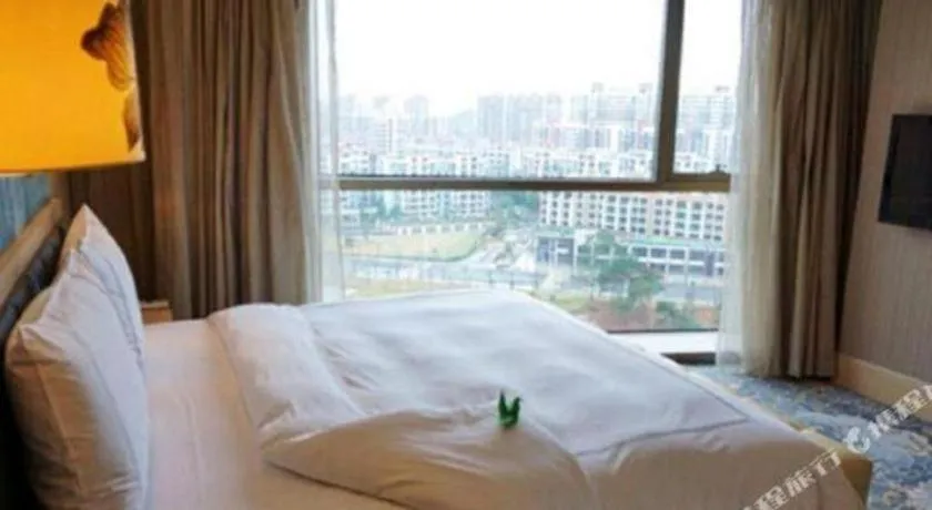 Bed in Grand Skylight International Hotel Gongqingcheng