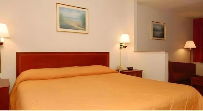 Bed in Econo Lodge Inn & Suites Forest