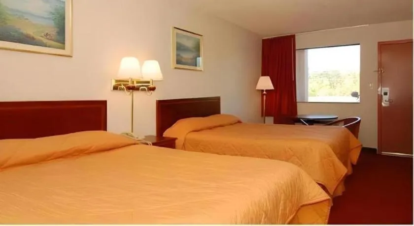 Bed in Econo Lodge Inn & Suites Forest