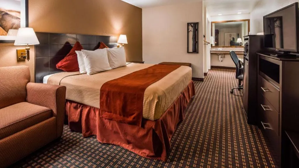 Bed in Best Western Johnson City Inn