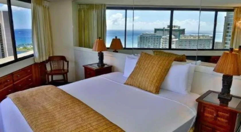 Bed in Marina Tower Waikiki