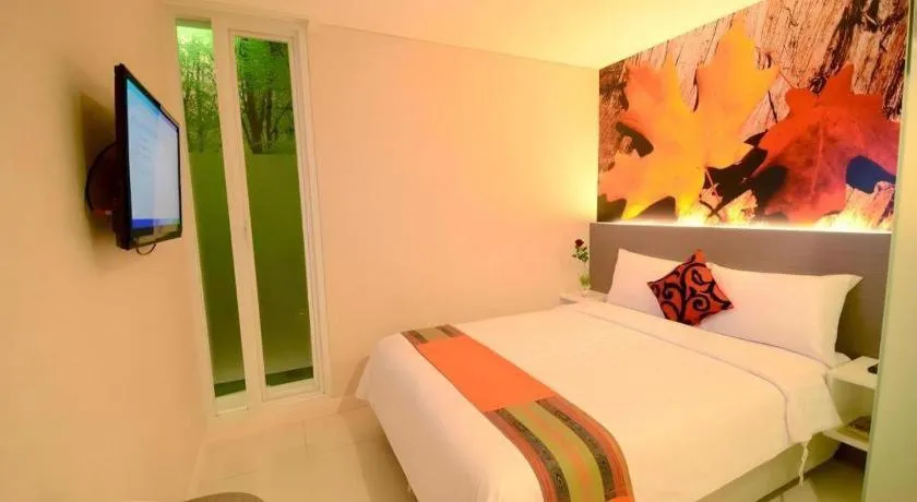 Bed in Clay Hotel Jakarta