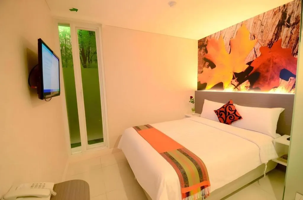 Bed in Clay Hotel Jakarta