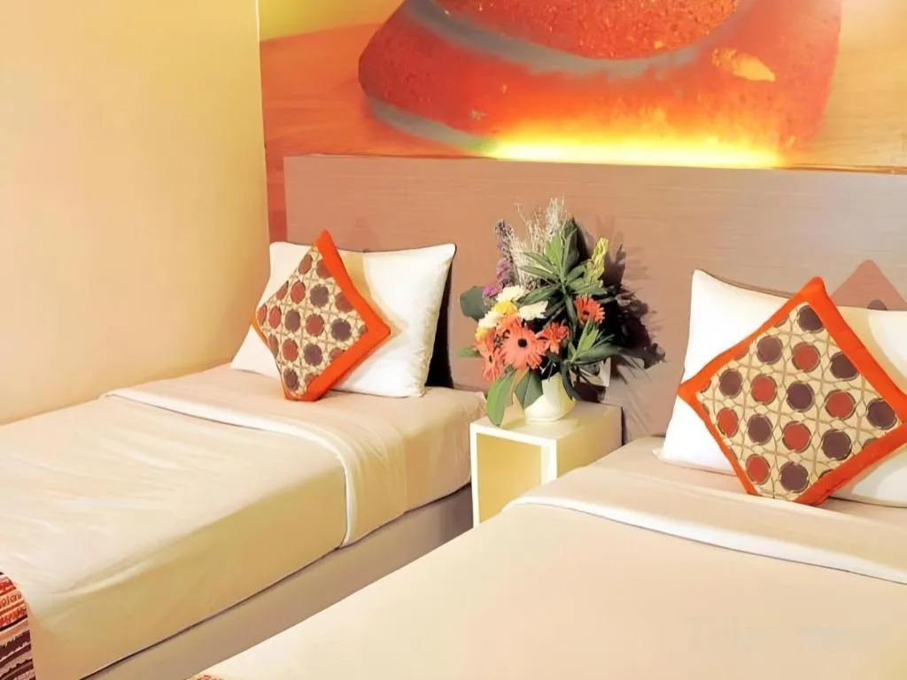 Bed in Clay Hotel Jakarta