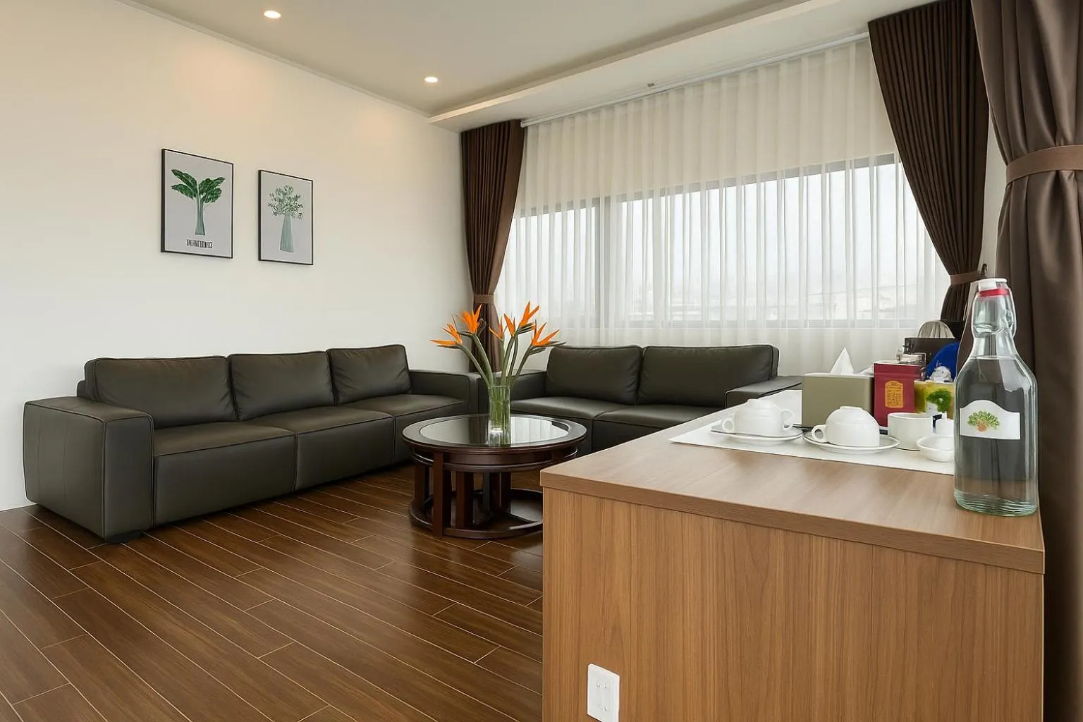 Living room in Nature Hotel - Nam Ky Khoi Nghia