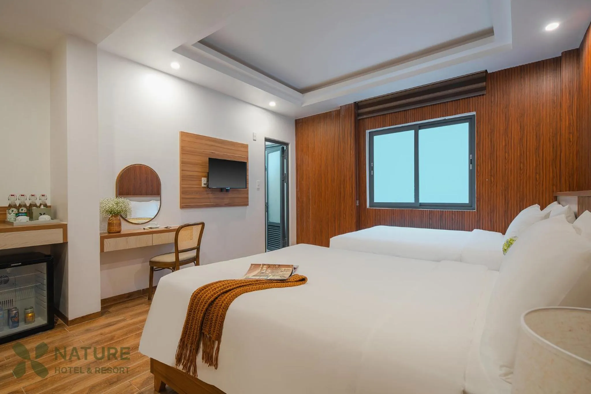 Bedroom, Bed in Nature Hotel - Nam Ky Khoi Nghia