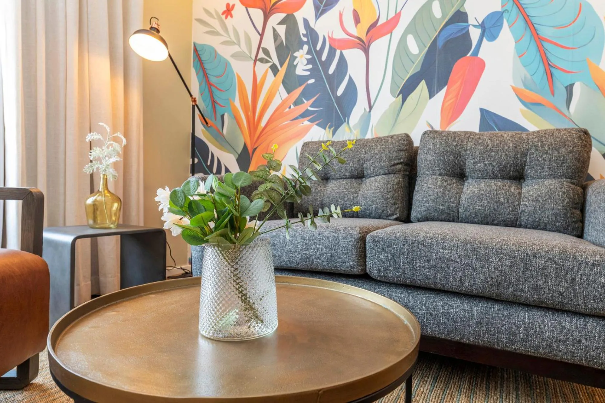 Seating area in 258 Hotel