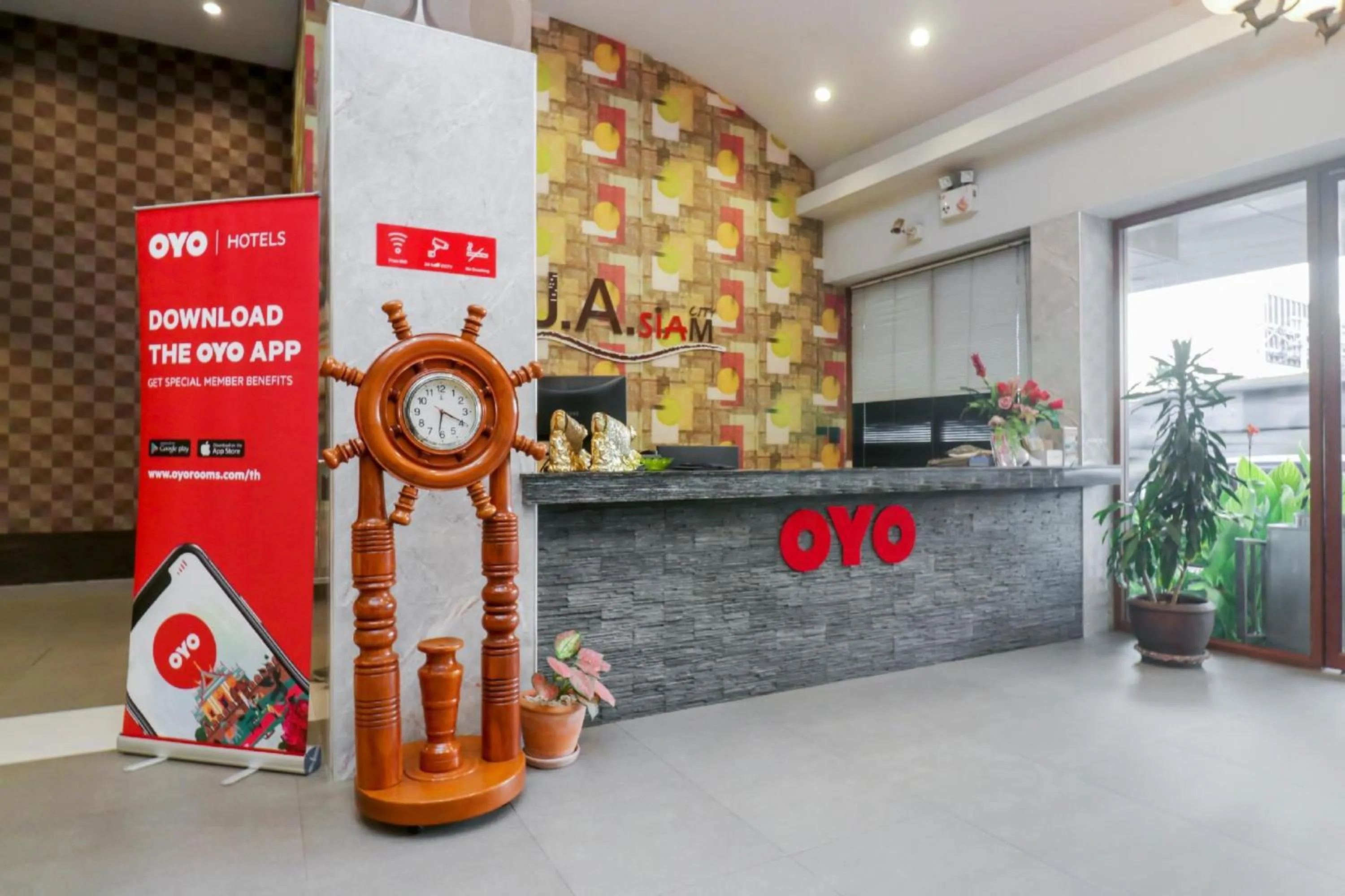 Lobby or reception in Collection O JA Siam City