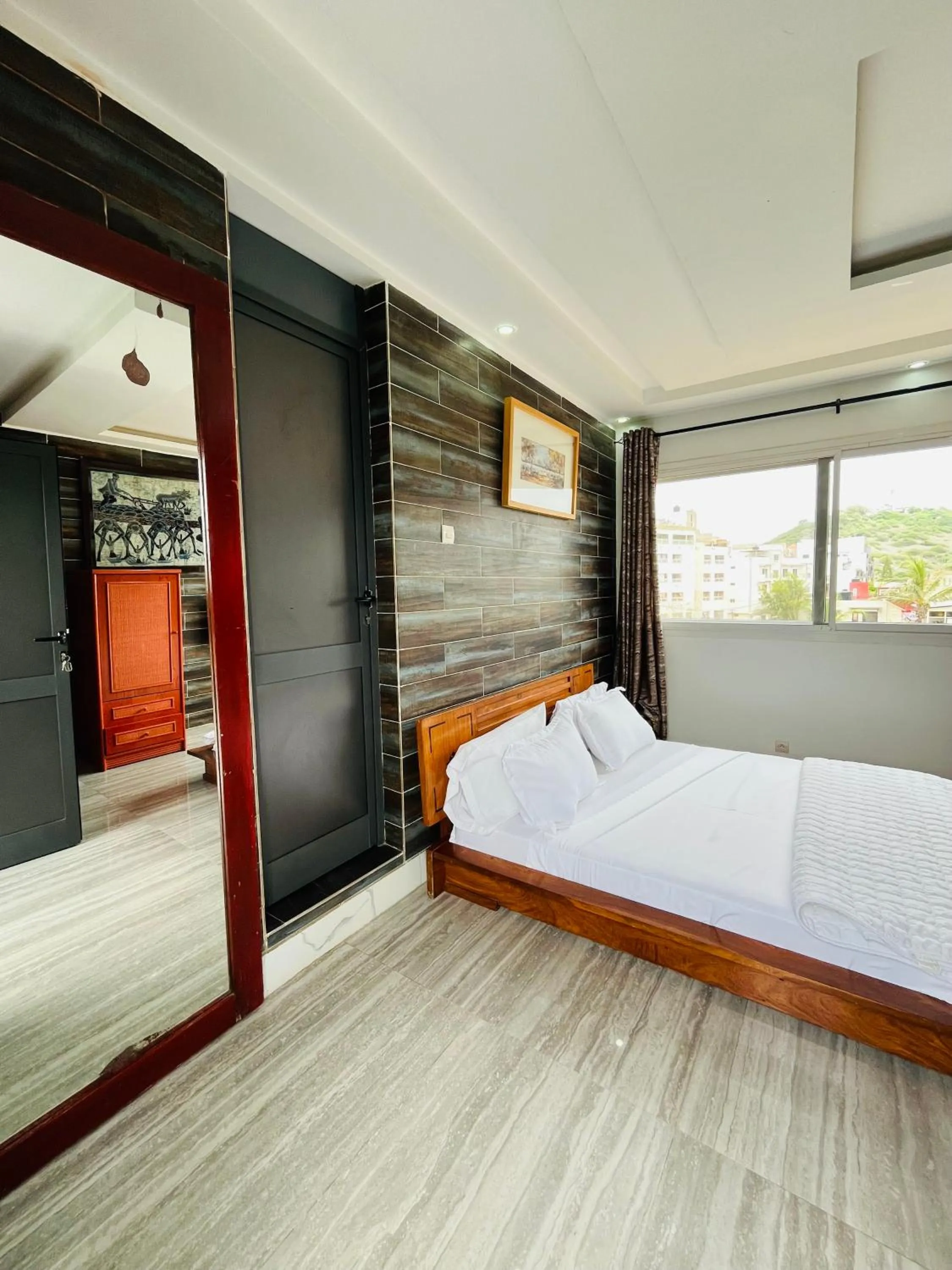 Bed in Hôtel Darou Khoudoss