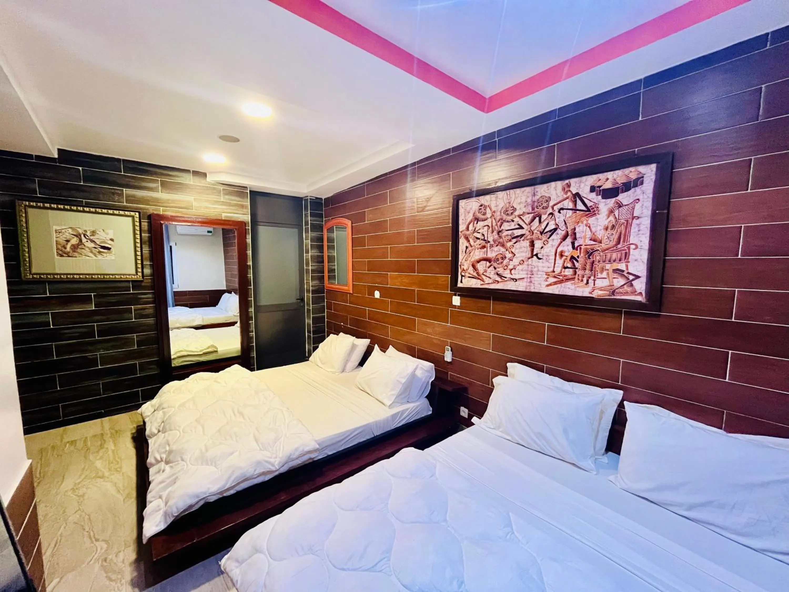 Bed in Hôtel Darou Khoudoss